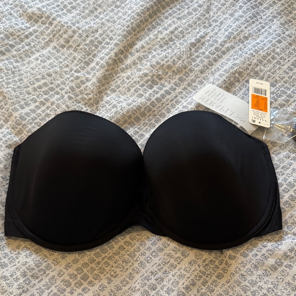 Natori Black Strapless Bra
